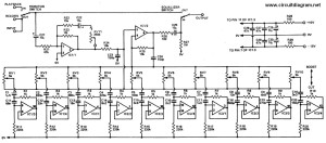 20 band graphic equalizer schematic