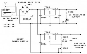 Hobby Power Supply Circuit Diagram