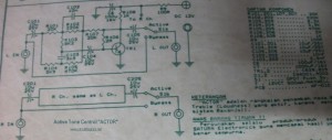 Active Tone Control circuit diagram