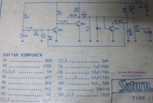 Dynamic Mic Compressor - Circuit Scheme