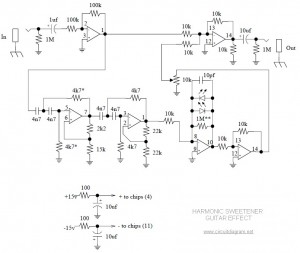 Harmonic Sweetener Circuit Diagram