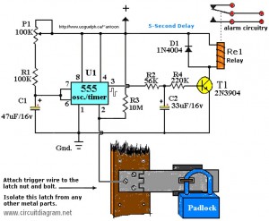 touch alarm system