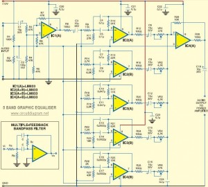 5 band Graphic Equaliser