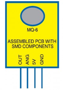 MQ-6 Gas Leakage Sensor Device