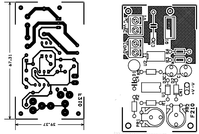 200W Lamp Flasher PCB design