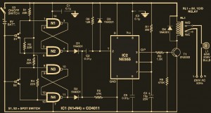 Staircase light circuit diagram