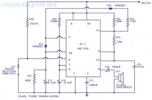 Train Horn Circuit Diagram