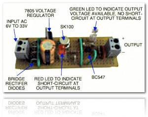 powersupply circuit with shortcircuit protection