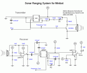 Ultrasonic Distance Detector Circuit