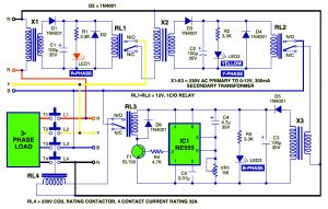 Protector for Electronic Appliance with Three-Phase Power