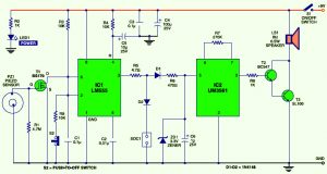 Vibration Sensor Alarm Circuit Design