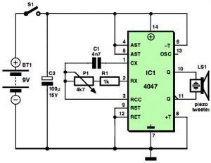 Simple Low Cost Mosquito Repellent Circuit Design