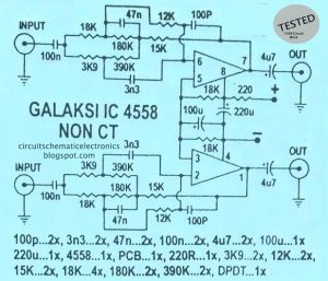 Galaxy Audio Booster Schematic Diagram