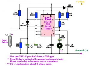 Train Horn Circuit with 2 Tones