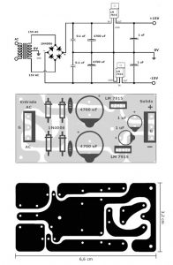 15V Symmetrical Power Supply for Stereo Tone Control