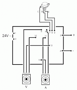 0-30V Stabilized Variable Power Supply Connection
