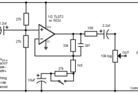 Stereo Electret Mic Preamplifier Circuit