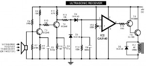 Ultrasonic receiver - switch