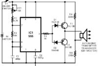 Ultrasonic transmitter - switch