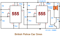 Police Siren Circuit Electronic