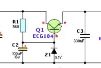12V to 9V DC Converter Circuit Electronic