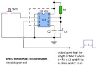 Basic Monostable Multivibrator Circuit Electronic