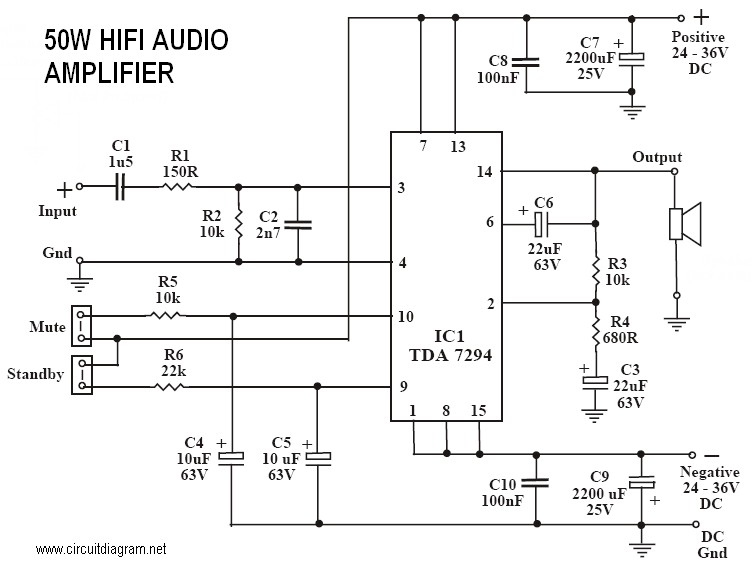 Схема hi fi усилителя