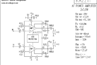 2 x 5.8W Stereo Power Amplifier Circuit using KA2211