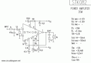 35W Power Amplifier STK082