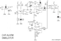Car Alarm Simulator Circuit Electronic