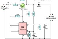 6V Gel Cell Battery Charger Circuit Diagram