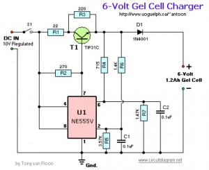 6V Gel Cell Battery Charger