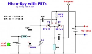 micro-spy circuit based FETs