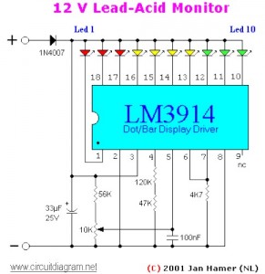 12V Load-Acid Monitor