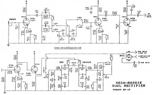Mesa Boogie dual rectifier schematic diagram