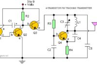 4-transistor FM tracking transmitter