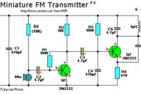 9V mini fm transmitter