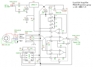 Load Cell Amp Schematic