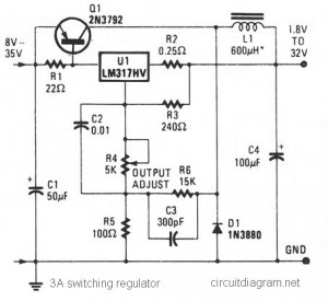 low cost switching voltage regulator