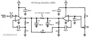 16W Bridge Amplifier LM383