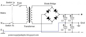 Symmetrical Dual Polarity Power Supply Circuit
