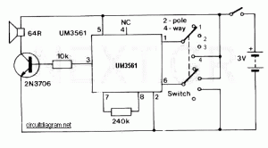 4 sound effect generator UM3561