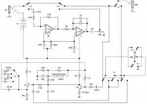 Electro Harmonix Fuzz Wah circuit diagram