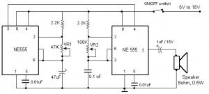 sound beeper circuit diagram