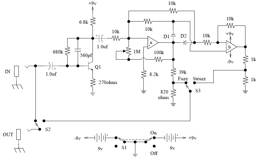bass Fuzz Tags - Circuit Schematic Diagram