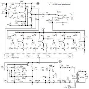 univibe pedal circuit diagram