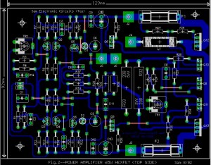 65W Power Amplifier PCB layout