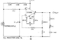Thermocouple Amplifier Circuit with CA3193