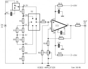 Video Amplifier based LH0032 circuit