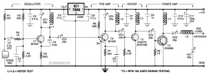 4 Stage FM transmitter circuit diagram